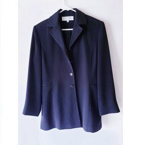 Larry Levine vintage suit, black, size 12